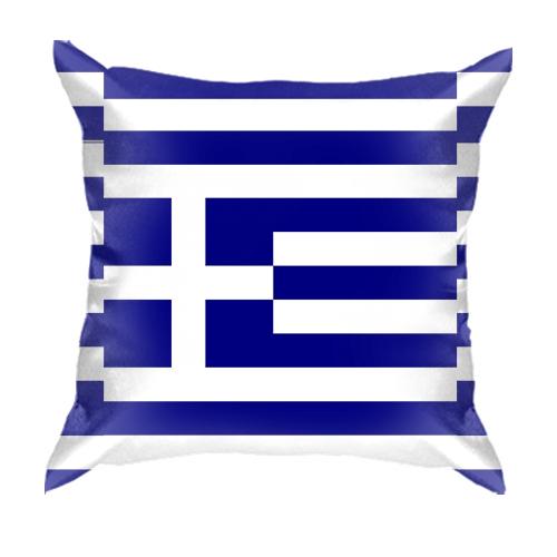 3D подушка с флагом Греции