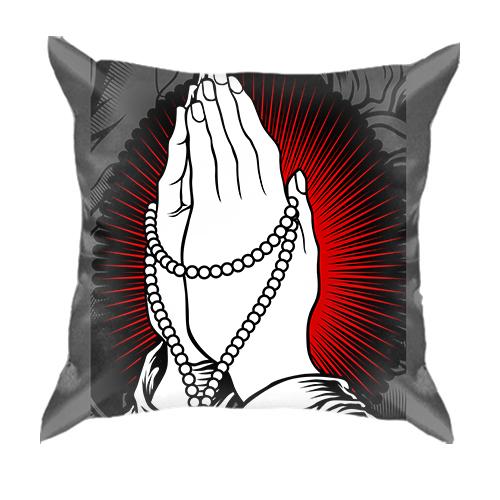 3D подушка з тими, що моляться руками