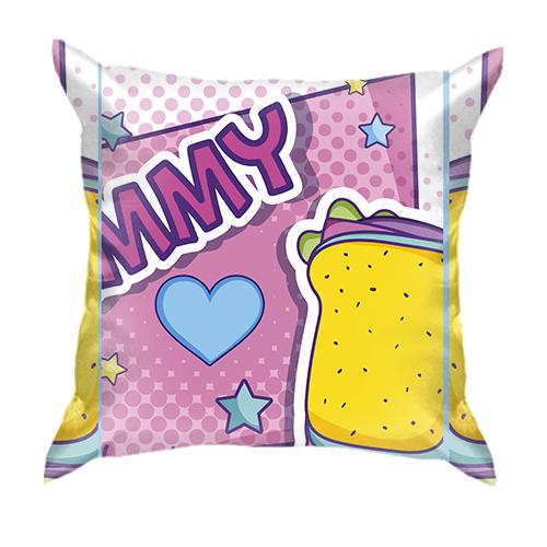 3D подушка Pop art yummy