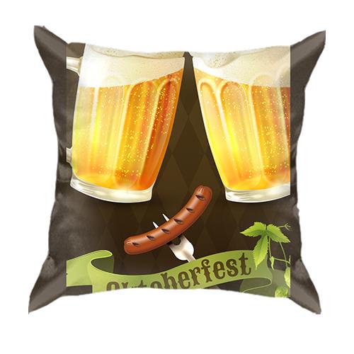 3D подушка Oktoberfest beer