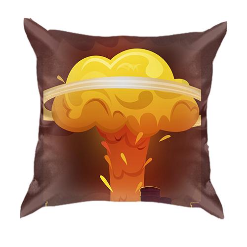 3D подушка с ядерным взрывом