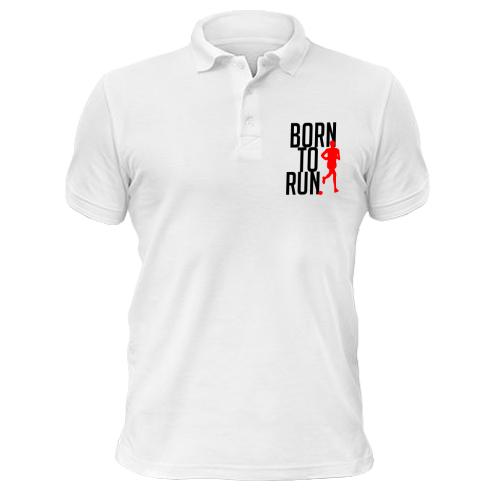 Футболка поло Born to run