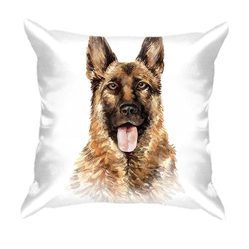3D подушка с немецкой овчаркой Best Friend