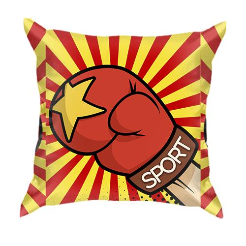 3D подушка Sport boxing