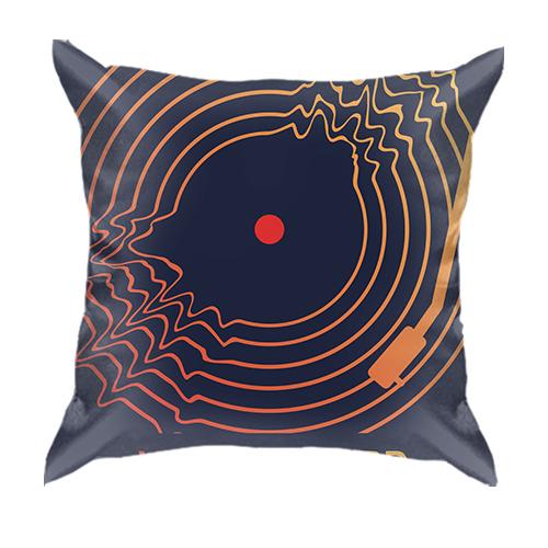 3D подушка Vinyl record