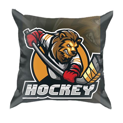 3D подушка Hockey Lion