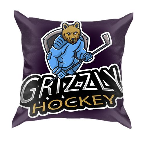 3D подушка Grizzly Hockey