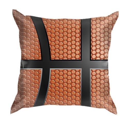 3D подушка с текстурой баскетбольного мяча