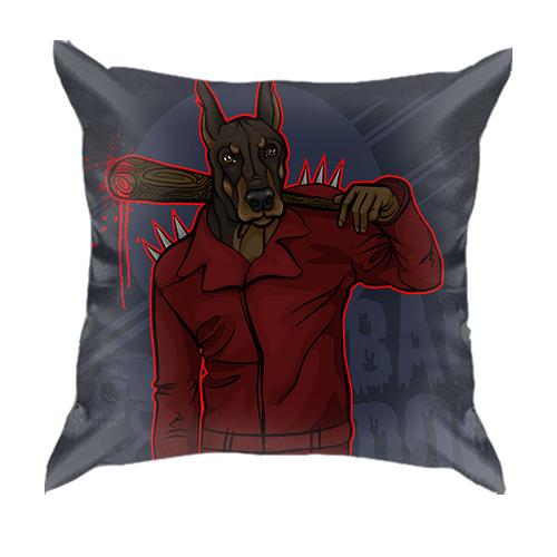 3D подушка Bad dog