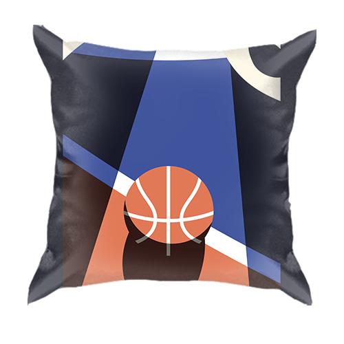 3D подушка Basketball flat