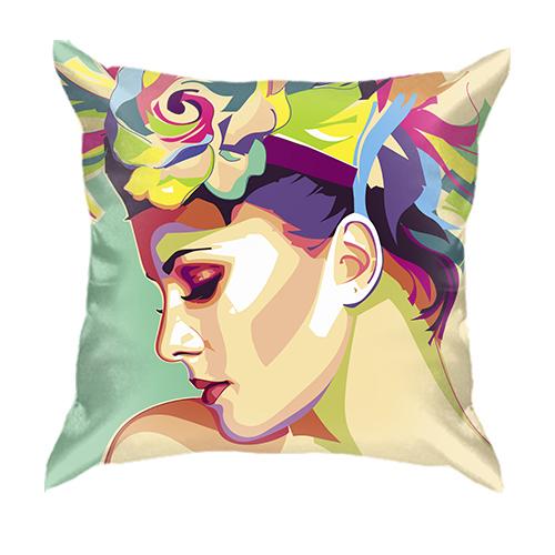3D подушка Beautiful girl