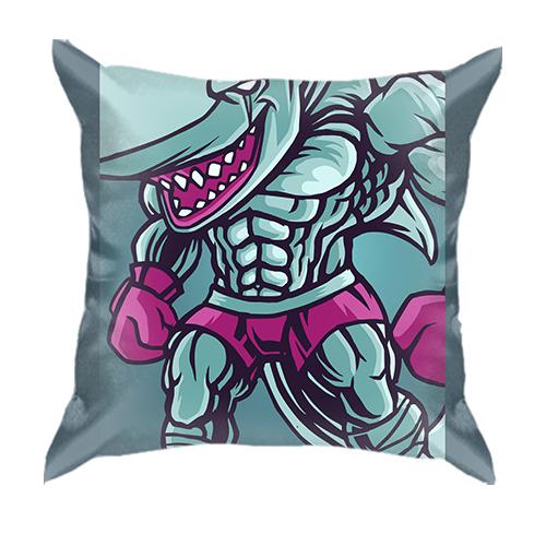 3D подушка с акулой боксером