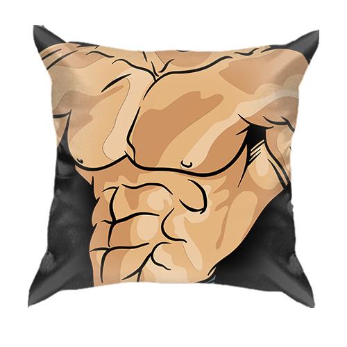3D подушка с иллюстрацией тела