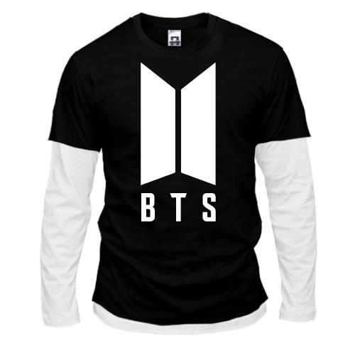 Комбінований лонгслів BTS logo