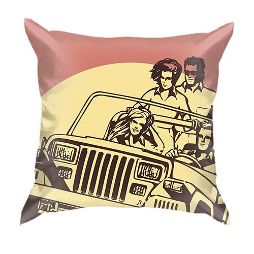 3D подушка Road Jeep