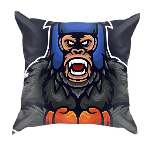 3D подушка с обезьяной боксером