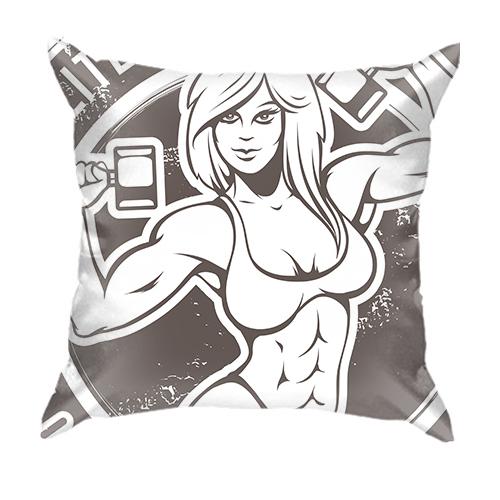 3D подушка Elite fitness girl
