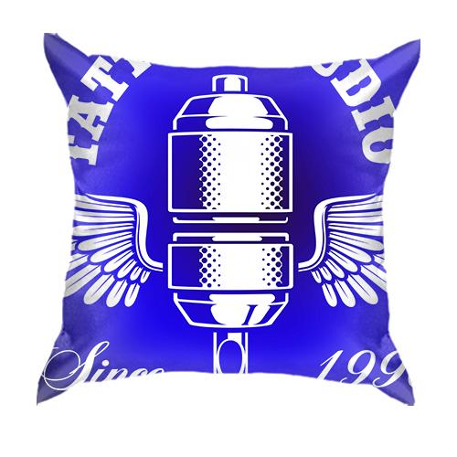 3D подушка blue Tattoo studio