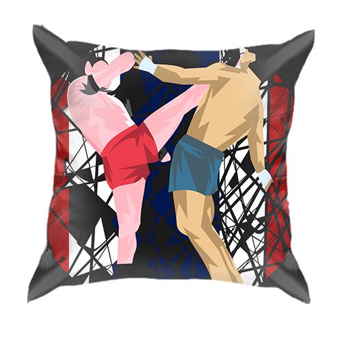 3D подушка Борьба (Арт)