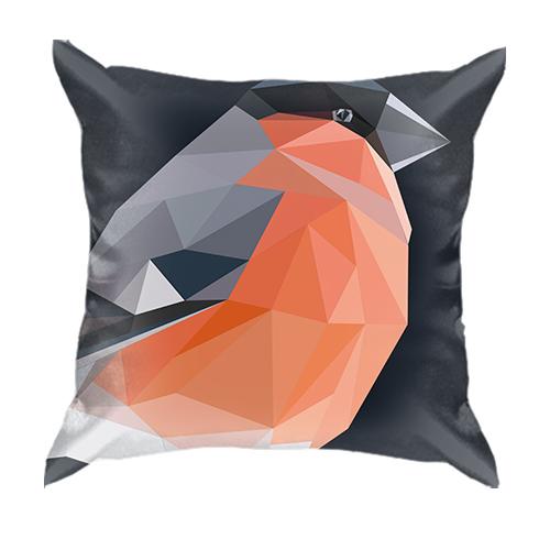 3D подушка Bird Low Poly