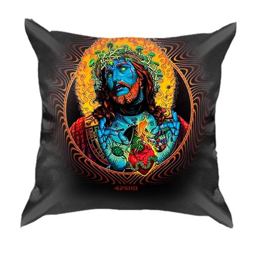 3D подушка Blue Jesus art.