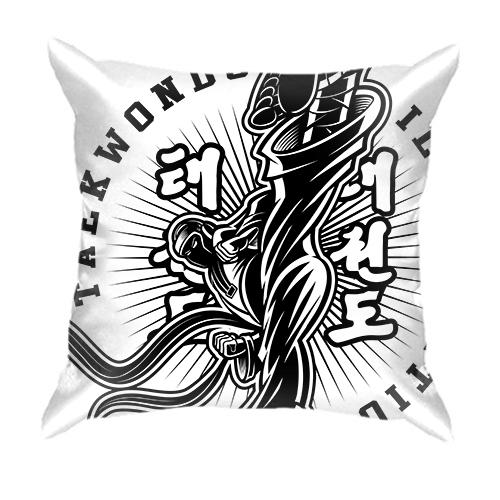 3D подушка Taekwondo illustration