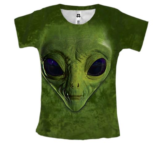 Женская 3D футболка Инопланетянин