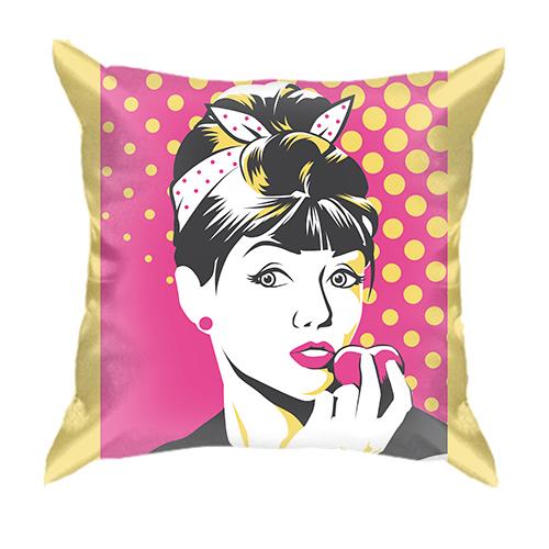 3D подушка Lovely girl Pop art
