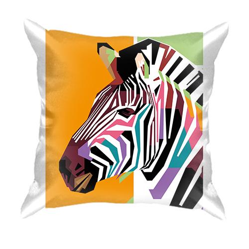 3D подушка Zebra Art