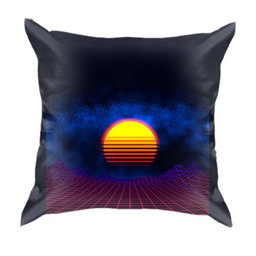 3D подушка Виртуальный закат солнца