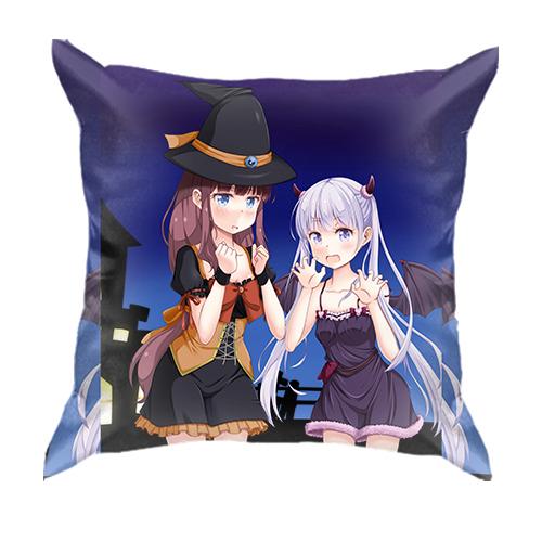 3D подушка Halloween anime girls