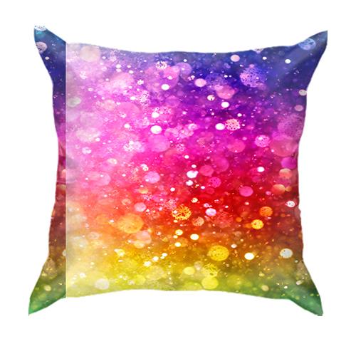 3D подушка Rainbow pattern.