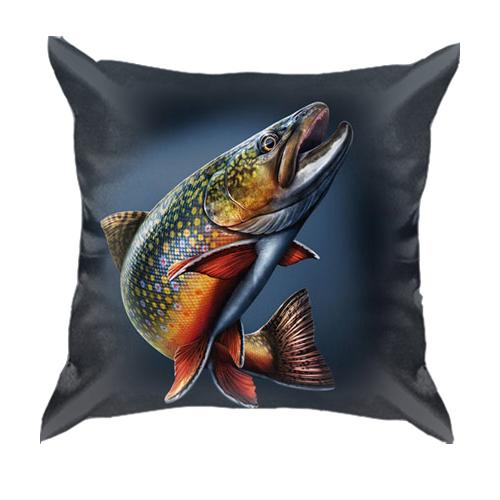 3D подушка с рыбой