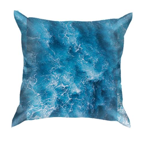 3D подушка Sea waves pattern