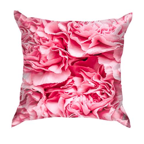 3D подушка Паттерн розовые лепестки
