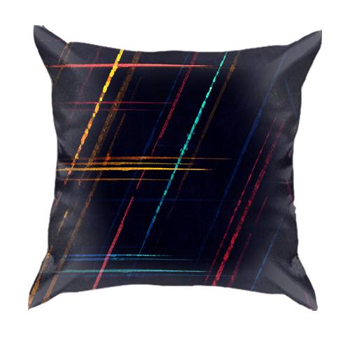 3D подушка Colored rays