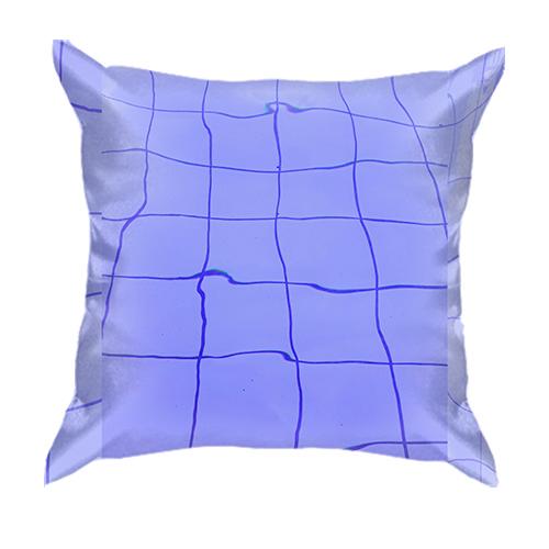 3D подушка Pool wall pattern