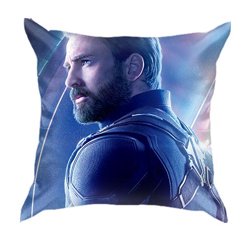 3D подушка Captain America portrait