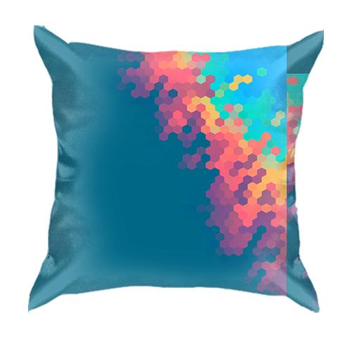 3D подушка Multicolor abstraction 15