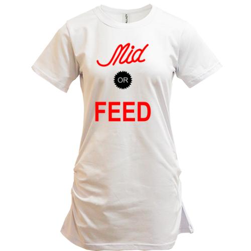 Подовжена футболка Mid or feed (2)