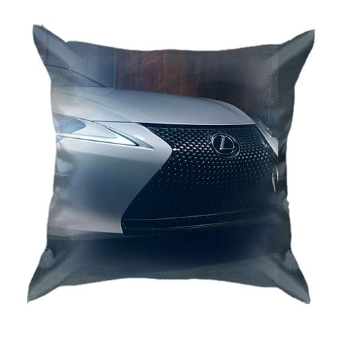 3D подушка White Tesla.