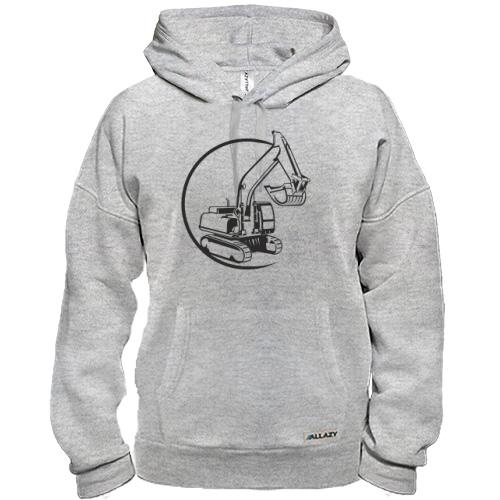 Худи с экскаватором