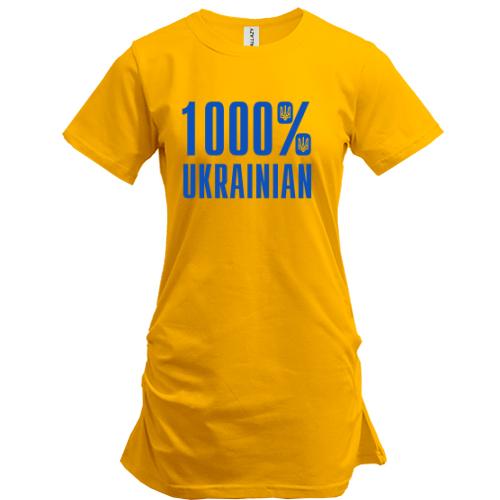 Подовжена футболка 1000% Ukrainian