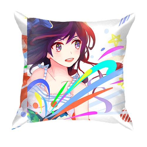 3D подушка Anime girl.
