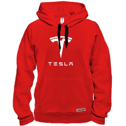 Толстовка с лого Tesla