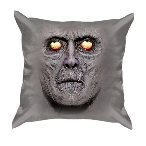 3D подушка з головою зомбі