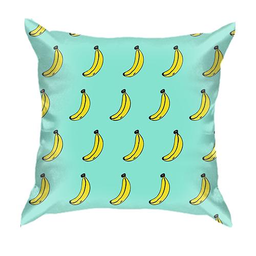 3D подушка с бананами