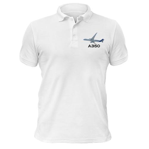 Футболка поло Airbus A350