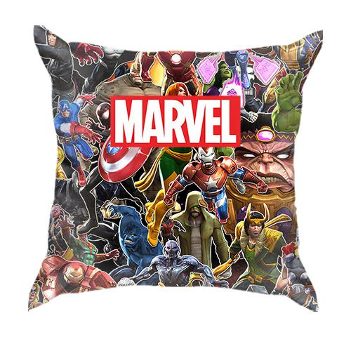 3D подушка Marvel and Heroes