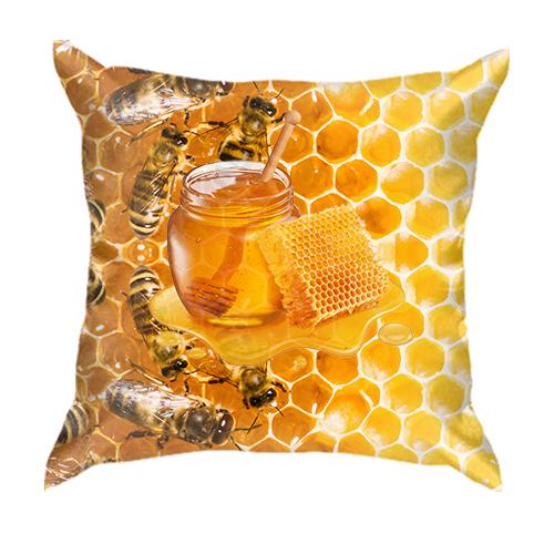 3D подушка с пчелами и медом (2)